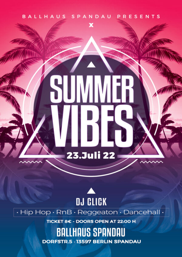 Summer Vibes mit DJ Click im Ballhaus Spandau