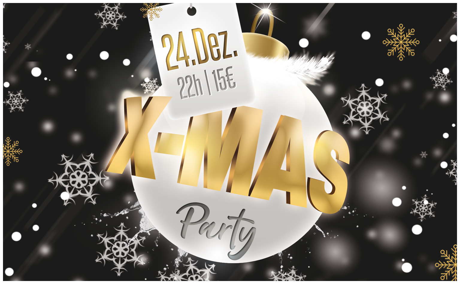 Grosse x-MAS Party mit DJ OGB am 24.12.2024 ab 22:00 Uhr im Ballhaus Spandau