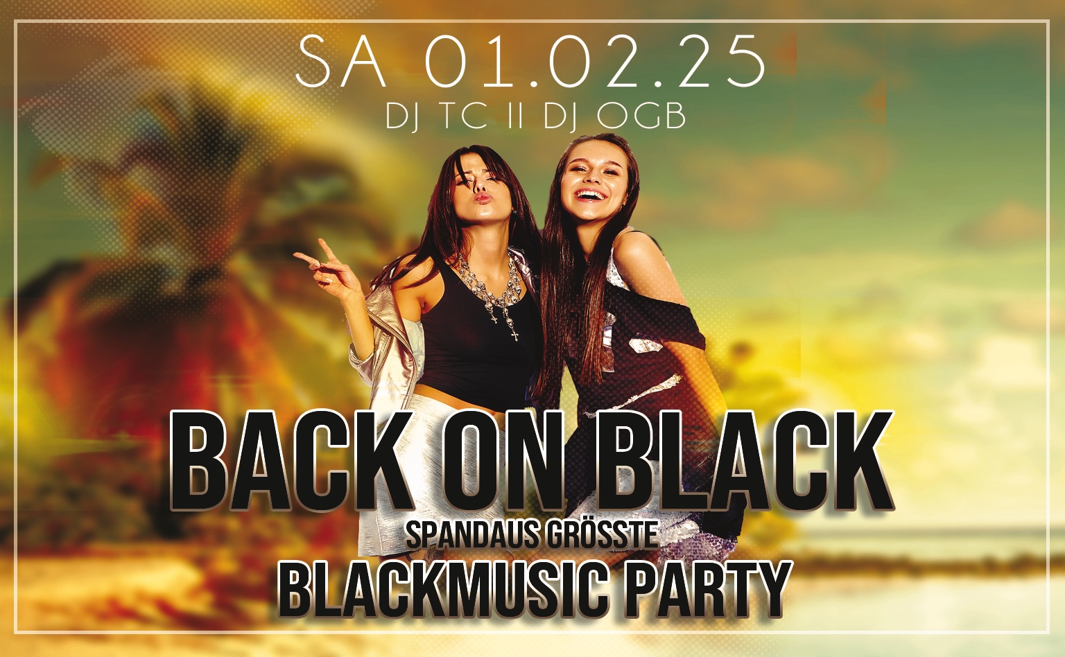 Back on Black mit den DJs OGB & TC am 01.02.2025 ab 22:00 Uhr im Ballhaus Spandau