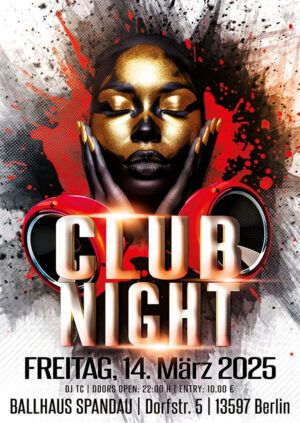 Club Night mit DJ TC jeden 2. Freitag im Monat im Ballhaus Spandau