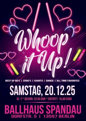 WHOOP IT UP | 20.12.2025